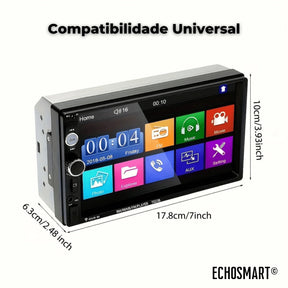 Multimídia 7 " Universal MP5 - EchoSmart